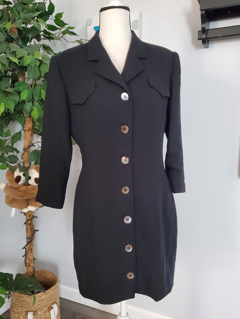 NICOLE MILLER Vintage Iconic Coat Dress 10